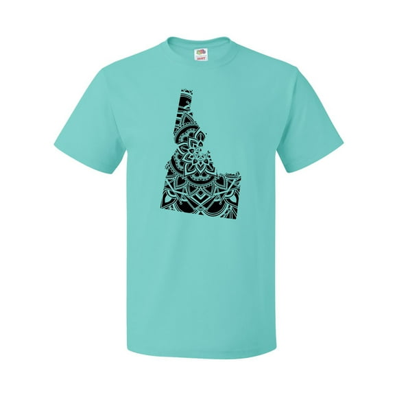 Inktastic Idaho Silhouette Mandala T-Shirt