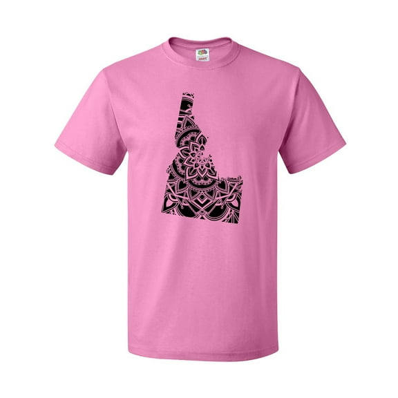 Inktastic Idaho Silhouette Mandala T-Shirt