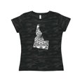thumbnail image 1 of Inktastic Idaho Silhouette Mandala Women's T-Shirt, 1 of 5