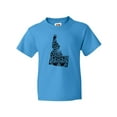 thumbnail image 1 of Inktastic Idaho Silhouette Mandala Youth T-Shirt, 1 of 5