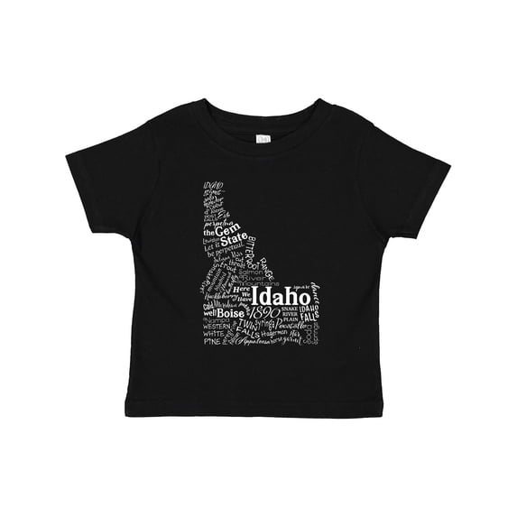 Inktastic Idaho State Word Salad Boys or Girls Toddler T-Shirt