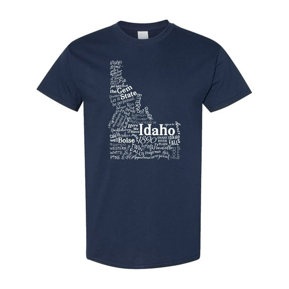 Inktastic Idaho State Word Salad T-Shirt