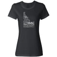 thumbnail image 1 of Inktastic Idaho State Word Salad Women's T-Shirt, 1 of 5