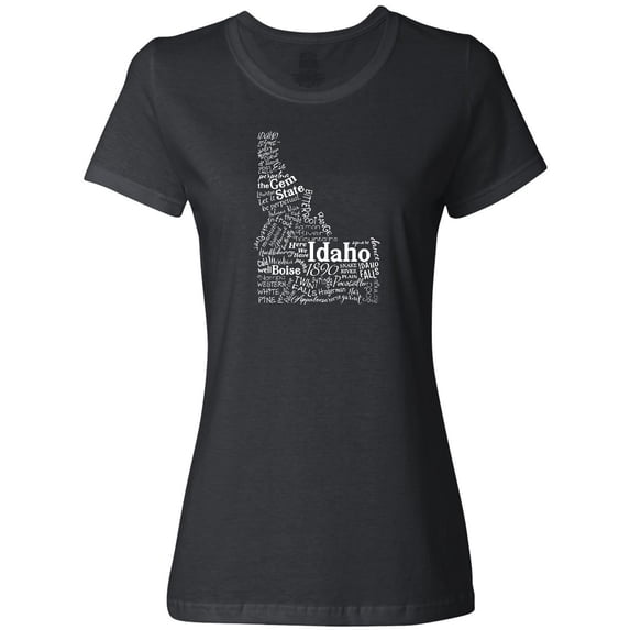 Inktastic Idaho State Word Salad Women's T-Shirt