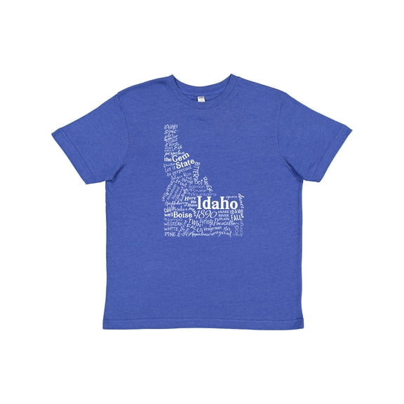 Inktastic Idaho State Word Salad Youth T-Shirt