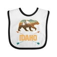 thumbnail image 1 of Inktastic Idaho Vacation Bear Silhouette Boys or Girls Baby Bib, 1 of 4