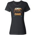 thumbnail image 1 of Inktastic Idaho Vacation Bear Silhouette Women's T-Shirt, 1 of 5