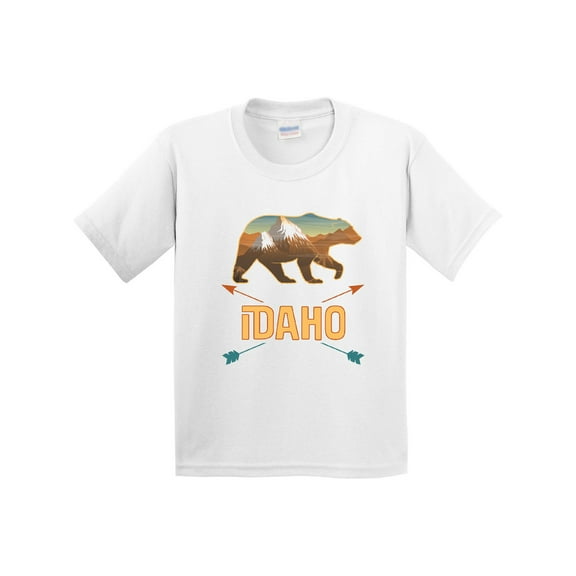 Inktastic Idaho Vacation Bear Silhouette Youth T-Shirt