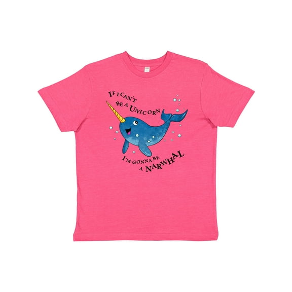 Inktastic If I Can't Be a Unicorn, I'm Gonna Be a Narwhal Youth T-Shirt