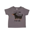 thumbnail image 1 of Inktastic If I Can't Bring My Dachshund, I'm Not Going Boys or Girls Toddler T-Shirt, 1 of 5