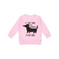 thumbnail image 1 of Inktastic If I Can't Bring My Dachshund, I'm Not Going Toddler Sweatshirt, 1 of 4