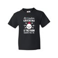 thumbnail image 1 of Inktastic If It Involves Chickens & The Farm Count me in Youth T-Shirt, 1 of 5