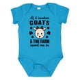 thumbnail image 1 of Inktastic If It Involves Goats & the Farm Count Me in Boys or Girls Baby Bodysuit, 1 of 5