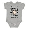 thumbnail image 1 of Inktastic If It Involves Goats & the Farm Count Me in Boys or Girls Baby Bodysuit, 1 of 5