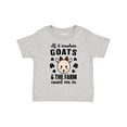 thumbnail image 1 of Inktastic If It Involves Goats & the Farm Count Me in Boys or Girls Toddler T-Shirt, 1 of 5