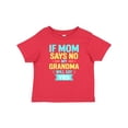 thumbnail image 1 of Inktastic If Mom Says No, My Grandma Will Say Yes Boys or Girls Baby T-Shirt, 1 of 5
