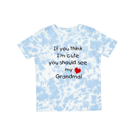Inktastic If You Think I'm Cute You Should See My Grandma Boys or Girls Toddler T-Shirt