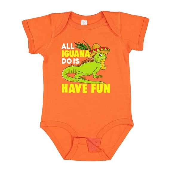 Inktastic Iguana Funny Pet Boys or Girls Baby Bodysuit