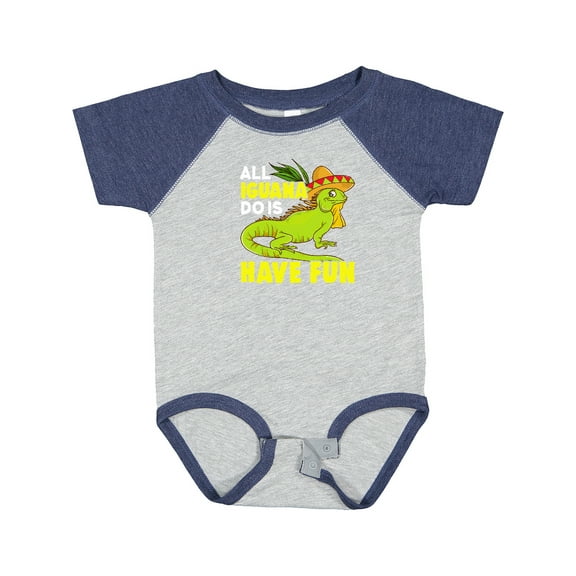 Inktastic Iguana Funny Pet Boys or Girls Baby Bodysuit