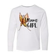 thumbnail image 1 of Inktastic Illinois Girl- Butterfly Long Sleeve Youth T-Shirt, 1 of 5
