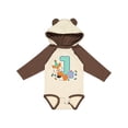 thumbnail image 1 of Inktastic Im 1 Years Old With Fox Boys or Girls Long Sleeve Baby Bodysuit, 1 of 5