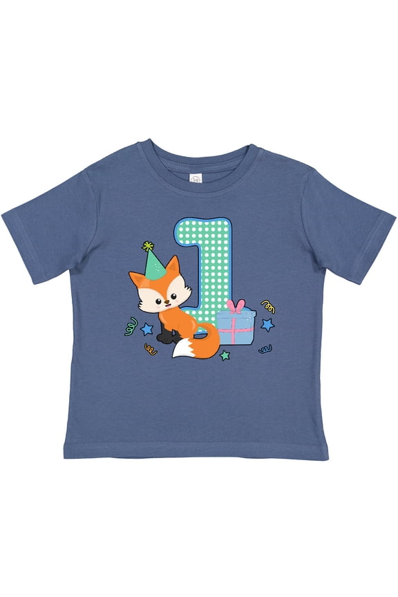 Im 1 Years Old with Fox Boys or Girls Baby T-Shirt