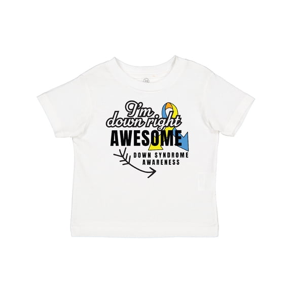 Inktastic Im Down Right Awesome Down Syndrome Awareness with Arrow Boys or Girls Baby T-Shirt