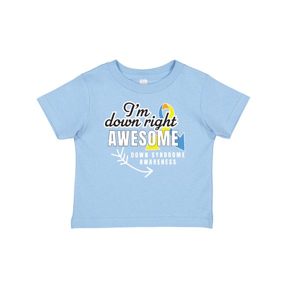 Inktastic Im Down Right Awesome Down Syndrome Awareness with Arrow Boys or Girls Baby T-Shirt