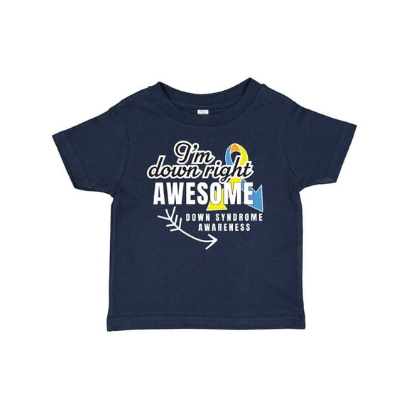 Inktastic Im Down Right Awesome Down Syndrome Awareness with Arrow Boys or Girls Baby T-Shirt