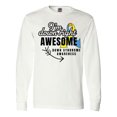 thumbnail image 1 of Inktastic Im Down Right Awesome Down Syndrome Awareness with Arrow Long Sleeve T-Shirt, 1 of 5