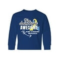 thumbnail image 1 of Inktastic Im Down Right Awesome Down Syndrome Awareness with Arrow Long Sleeve Youth T-Shirt, 1 of 5