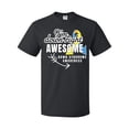 thumbnail image 1 of Inktastic Im Down Right Awesome Down Syndrome Awareness with Arrow T-Shirt, 1 of 5