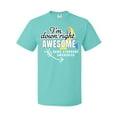 thumbnail image 1 of Inktastic Im Down Right Awesome Down Syndrome Awareness with Arrow T-Shirt, 1 of 5