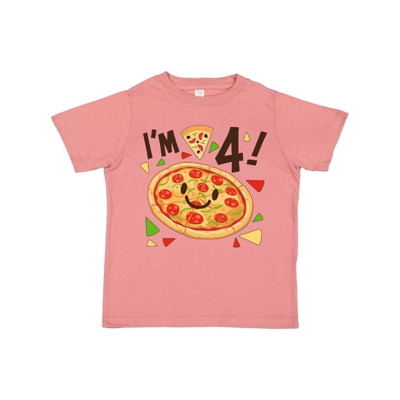 Inktastic Im Four Pizza Birthday Party Boys or Girls Toddler T-Shirt