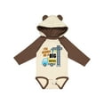 thumbnail image 1 of Inktastic Im Gonna Be a Big Brother- truck and crane Boys Long Sleeve Baby Bodysuit, 1 of 5