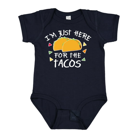 Inktastic I'm Just Here for the Tacos Cinco De Mayo Boys or Girls Baby Bodysuit