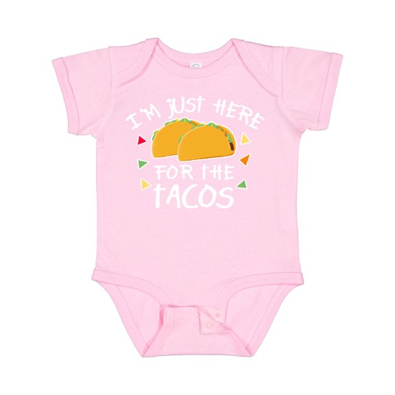 Inktastic I'm Just Here for the Tacos Cinco De Mayo Boys or Girls Baby Bodysuit