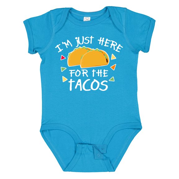 Inktastic I'm Just Here for the Tacos Cinco De Mayo Boys or Girls Baby Bodysuit