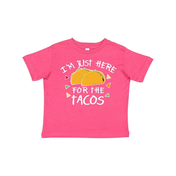 Inktastic I'm Just Here for the Tacos Cinco De Mayo Boys or Girls Toddler T-Shirt
