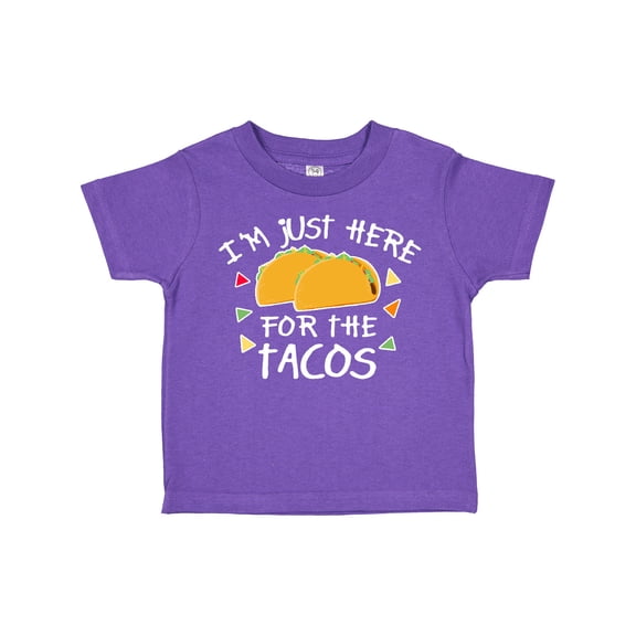 Inktastic I'm Just Here for the Tacos Cinco De Mayo Boys or Girls Toddler T-Shirt