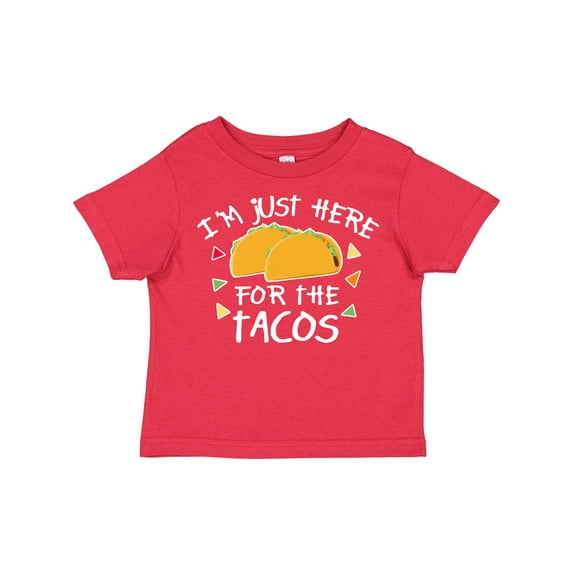 Inktastic I'm Just Here for the Tacos Cinco De Mayo Boys or Girls Toddler T-Shirt