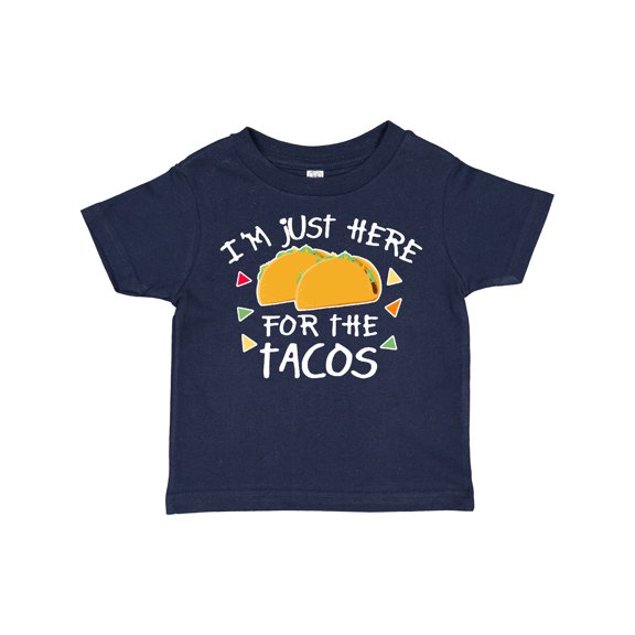 Inktastic I'm Just Here for the Tacos Cinco De Mayo Boys or Girls Toddler T-Shirt