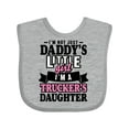 thumbnail image 1 of Inktastic Im Not Just Daddys Little Im a Truckers Daughter Girls Baby Bib, 1 of 4