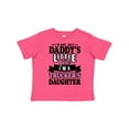 thumbnail image 1 of Inktastic Im Not Just Daddys Little Im a Truckers Daughter Girls Toddler T-Shirt, 1 of 5