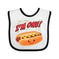 thumbnail image 1 of Inktastic Im One Hot Dog First Birthday Boys or Girls Baby Bib, 1 of 4