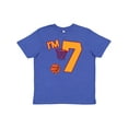 thumbnail image 1 of Inktastic Im Seven Seventh Birthday Basketball Youth T-Shirt, 1 of 5
