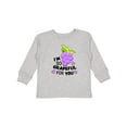 thumbnail image 1 of Inktastic Im So Grapeful For You with Cute Grapes Boys or Girls Long Sleeve Toddler T-Shirt, 1 of 5