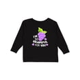 thumbnail image 1 of Inktastic Im So Grapeful For You with Cute Grapes Boys or Girls Long Sleeve Toddler T-Shirt, 1 of 5