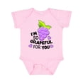 thumbnail image 1 of Inktastic Im So Grapeful for You with Cute Grapes Boys or Girls Baby Bodysuit, 1 of 5