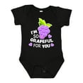 thumbnail image 1 of Inktastic Im So Grapeful for You with Cute Grapes Boys or Girls Baby Bodysuit, 1 of 5